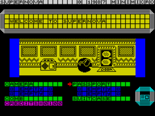 Supernova screenshot 2 for ZX Spectrum